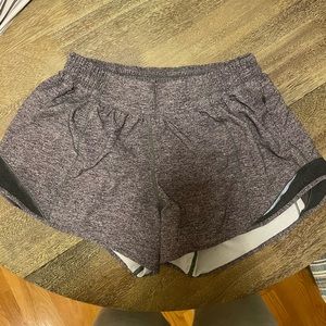 Heather Grey Lululemon Hotty Hot Shorts